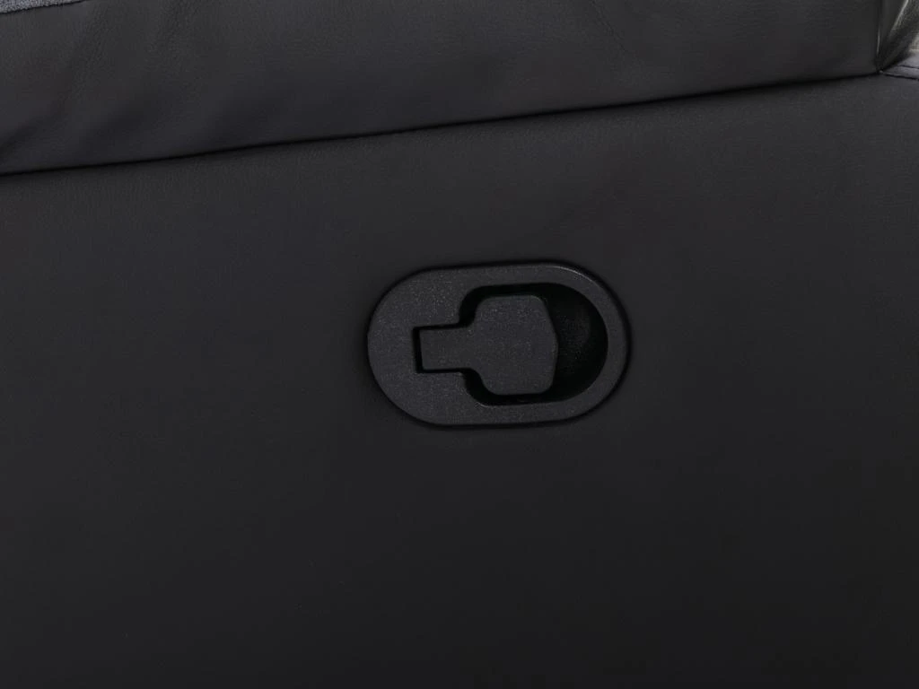 Canapé 2 Places Relax En Microfibre Et Simili Gris Et Noir BRODY 4 Canapé 2 Places Relax En Microfibre Et Simili Gris Et Noir BRODY – Image 4