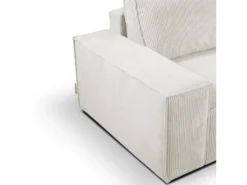 Ensemble Canapé D'angle Droit Convertible Beige AMELIA Et Table Basse Dorée CHARLOTTE -Canapé Soldes Boutique canape 10888199