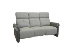 Canapé 3 Places Tissu Gris - AUSTRALIO