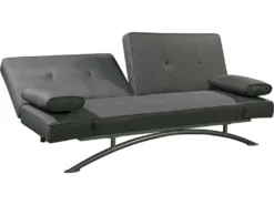 Canapé Clic Clac "Marina" - 201 X 89 X 90 Cm - 3 Places - Gris -Canapé Soldes Boutique canape 11176195