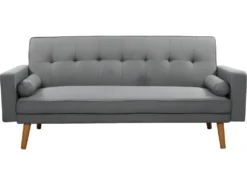 Canapé Clic-clac "Banny" - 188 X 80 X 108 Cm - 3 Places - Gris -Canapé Soldes Boutique canape 11176275