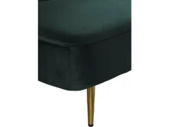 Canapé Clic Clac Velours "James" - 180 X 83 X 75 Cm - 3 Places - Vert Foncé. -Canapé Soldes Boutique canape 11176325