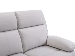 Canapé 3 Places Relax En Tissu Beige LANA -Canapé Soldes Boutique canape 11344989