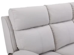 Canapé 3 Places Relax En Tissu Beige LANA -Canapé Soldes Boutique canape 11344995