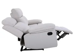 Canapé 3 Places Relax En Tissu Beige LANA -Canapé Soldes Boutique canape 11344999