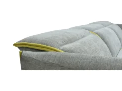 Canapé D'angle Gauche Relax électrique En Tissu Gris Et Jaune GERALDINE -Canapé Soldes Boutique canape 11575663