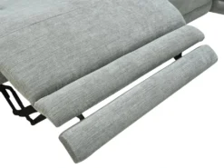 Canapé D'angle Gauche Relax électrique En Tissu Gris Et Jaune GERALDINE -Canapé Soldes Boutique canape 11575707