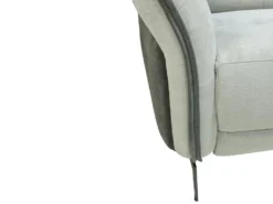 Canapé D'angle Gauche Relax électrique En Tissu Gris Clair Et Gris Anthracite GERALDINE -Canapé Soldes Boutique canape 11575875