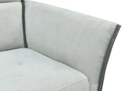 Canapé D'angle Gauche Relax électrique En Tissu Gris Clair Et Gris Anthracite GERALDINE -Canapé Soldes Boutique canape 11575877