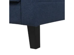 Canapé Convertible 3 Places En Tissu Bleu Foncé VEHKOO -Canapé Soldes Boutique canape 11655349