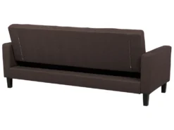 Canapé Convertible 3 Places En Tissu Marron VEHKOO 16 Canapé Convertible 3 Places En Tissu Marron VEHKOO -Canapé Soldes Boutique canape 11656529