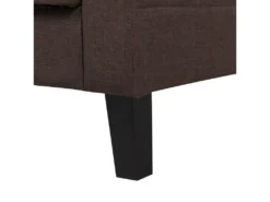 Canapé Convertible 3 Places En Tissu Marron VEHKOO 19 Canapé Convertible 3 Places En Tissu Marron VEHKOO -Canapé Soldes Boutique canape 11656535