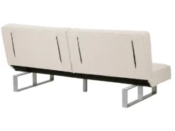 Canapé Convertible 3 Places En Tissu Beige Clair DUBLIN 16 Canapé Convertible 3 Places En Tissu Beige Clair DUBLIN -Canapé Soldes Boutique canape 11787711