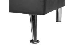 Canapé Convertible 3 Places En Tissu Gris HASLE -Canapé Soldes Boutique canape 11789367