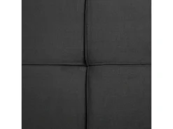 Canapé Convertible 3 Places En Tissu Gris HASLE -Canapé Soldes Boutique canape 11789369