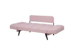 Canapé Convertible 2 Places En Tissu Rose BREKKE -Canapé Soldes Boutique canape 11889669
