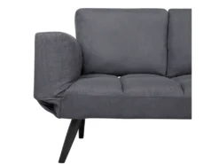 Canapé Convertible 2 Places En Tissu Gris Foncé BREKKE -Canapé Soldes Boutique canape 11893353