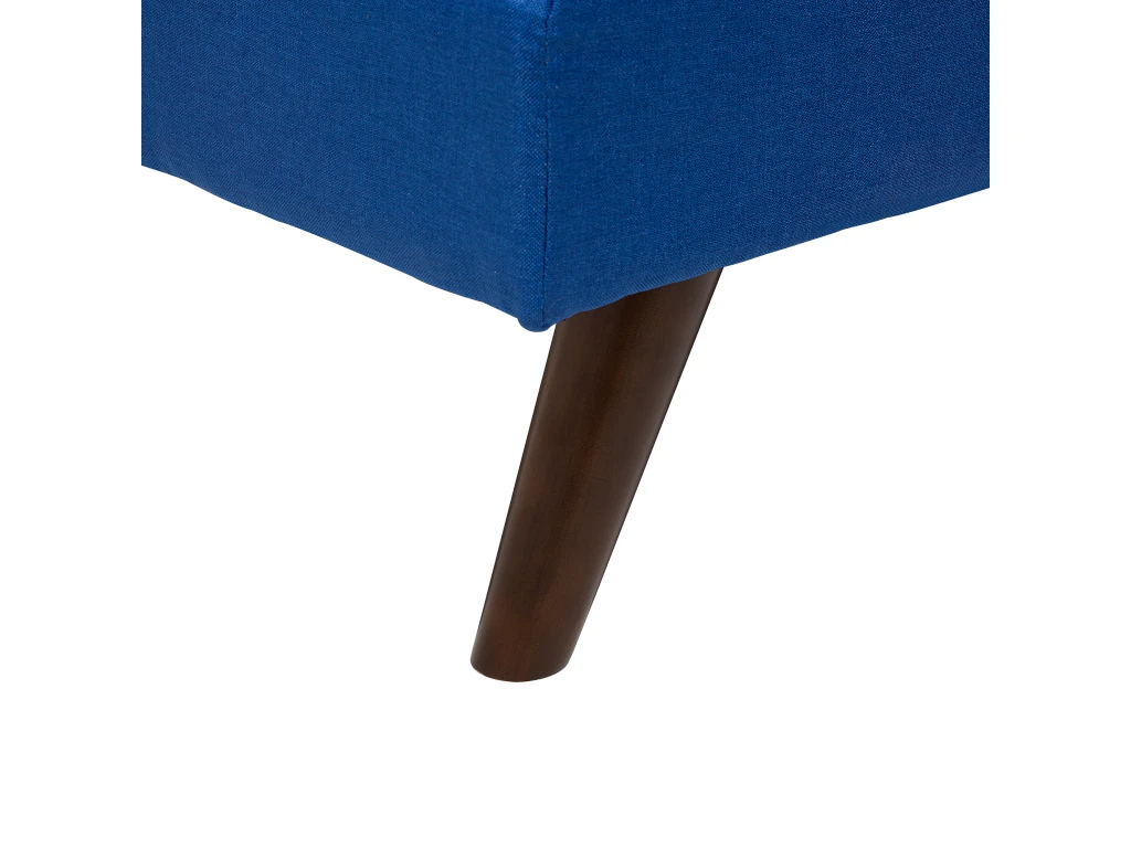 Canapé Convertible 3 Places En Tissu Bleu Cobalt RONNE 8 Canapé Convertible 3 Places En Tissu Bleu Cobalt RONNE – Image 8