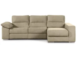 Canapé D'angle Droit Relax électrique Avec Têtières En Tissu Beige DIDIUS -Canapé Soldes Boutique canape 11942165