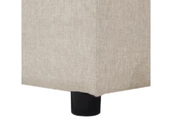 Canapé Panoramique Convertible 5 Places En Tissu Beige KARRABO -Canapé Soldes Boutique canape 11943681