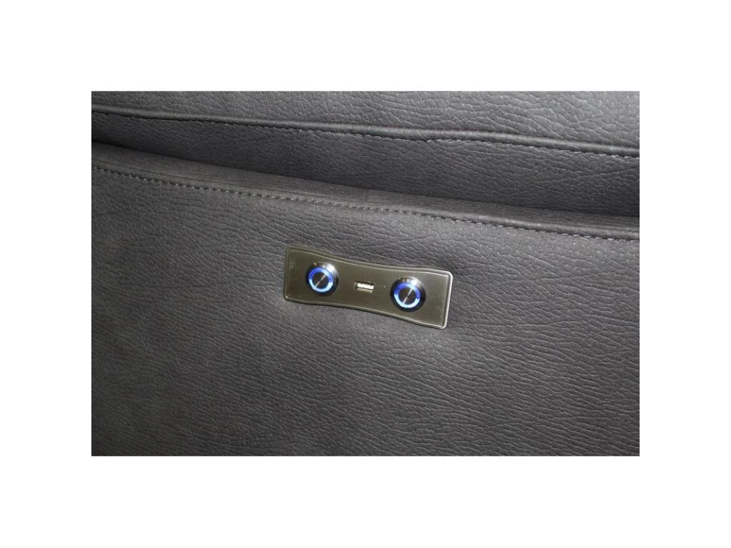 Canapé Relaxation 2 Places Motorisé En Tissu Gris Anthracite - CLARA 5 Canapé Relaxation 2 Places Motorisé En Tissu Gris Anthracite - CLARA – Image 5