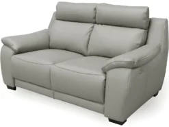 Canapé 2 Places Avec 2 Relax En 100% Tout Cuir épais Luxe Italien - 2 Relax électriques, Gris Clair. BERN 8 Canapé 2 Places Avec 2 Relax En 100% Tout Cuir épais Luxe Italien - 2 Relax électriques, Gris Clair. BERN -Canapé Soldes Boutique canape 12304975