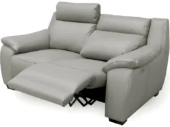 Canapé 2 Places Avec 2 Relax En 100% Tout Cuir épais Luxe Italien - 2 Relax électriques, Gris Clair. BERN 9 Canapé 2 Places Avec 2 Relax En 100% Tout Cuir épais Luxe Italien - 2 Relax électriques, Gris Clair. BERN -Canapé Soldes Boutique canape 12304977