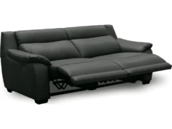 Canapé 3 Places Avec 2 Relax En 100% Tout Cuir épais Luxe Italien - 2 Relax électriques, Anthracite. BERN -Canapé Soldes Boutique canape 12305053