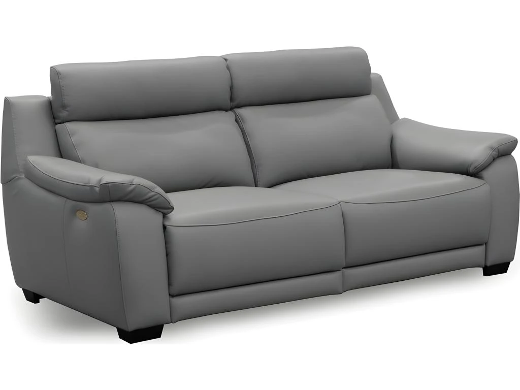 Canapé 3 Places Avec 2 Relax En 100% Tout Cuir épais Luxe Italien - 2 Relax électriques, Gris Foncé- BERN 4 Canapé 3 Places Avec 2 Relax En 100% Tout Cuir épais Luxe Italien - 2 Relax électriques, Gris Foncé- BERN – Image 4