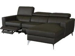 Canapé D'angle En Cuir Italien De Luxe 5 Places BOTERO, Avec Relax électrique, Chocolat, Angle Droit -Canapé Soldes Boutique canape 12328517