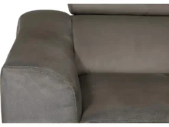 Canapé D'angle Convertible En Tissu Luxe 5 Places, ASTERIA Taupe, Angle Droit -Canapé Soldes Boutique canape 12331851