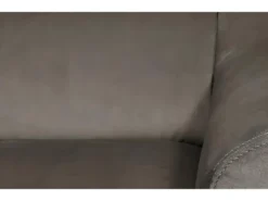 Canapé D'angle Convertible En Tissu Velours Luxe 5 Places, ASTERIA Taupe, Angle Gauche -Canapé Soldes Boutique canape 12331867