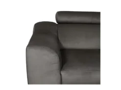 Canapé D'angle Convertible En Tissu Luxe 5 Places, ASTERIA Chocolat Clair, Angle Droit -Canapé Soldes Boutique canape 12331947