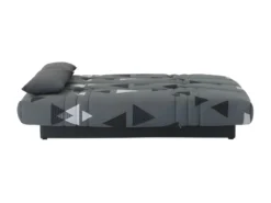 Banquette Clic Clac 3 Places - Tissu Bikini Gris - Style Contemporain - L 190 X P 92 Cm - DREAM -Canapé Soldes Boutique canape 12396093