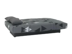 Banquette Clic Clac 3 Places - Tissu Bikini Gris - Style Contemporain - L 190 X P 92 Cm - DREAM -Canapé Soldes Boutique canape 12396095