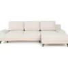 Canape Dangle Convertible Droit 4 Places - Tissu Campsay Beige - L 283 X P 164 X H 73 Cm - MINIMAX
