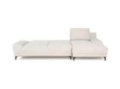 Canape Dangle Convertible Droit 4 Places - Tissu Campsay Beige - L 283 X P 164 X H 73 Cm - MINIMAX -Canapé Soldes Boutique canape 12408493