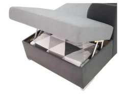 Canapé D'angle Convertible Panoramique 5 Places - Tissu Malmo Anthracite/gris - DAYTONA 9 Canapé D'angle Convertible Panoramique 5 Places - Tissu Malmo Anthracite/gris - DAYTONA -Canapé Soldes Boutique canape 12408681