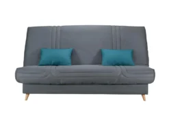 BULTEX Clic Clac MONA 3 Places - Tissu Anthracite - L 192 X P 95 X H 101