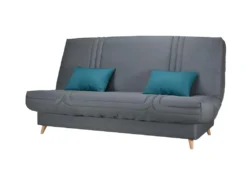 BULTEX Clic Clac MONA 3 Places - Tissu Anthracite - L 192 X P 95 X H 101 -Canapé Soldes Boutique canape 12408771