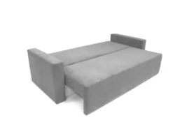 Canapé-lit CLOUD Gris Clair Convertible En Lit, Bahut. Système D'ouverture Coulissante.225x92x92cm. -Canapé Soldes Boutique canape 12435173