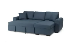 Canapé D'angle Convertible Réversible - Tissu Bleu - HAMILTON - L 244 X P 151 X H 90 - Fabriqué En Ukraine 7 Canapé D'angle Convertible Réversible - Tissu Bleu - HAMILTON - L 244 X P 151 X H 90 - Fabriqué En Ukraine -Canapé Soldes Boutique canape 12496003