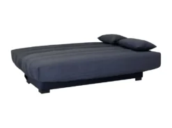 Banquette Clic Clac 3 Places - Matelas 17 Cm - Tissu Gris Anthracite - L199 X P96 X H103 Cm - CHLoe -Canapé Soldes Boutique canape 12511149