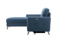 Canape Dangle Gauche Avec 1 Place Relax Electrique + Coffre - Tissu Bleu - L 260 X P 51 X H 90 Cm - FRANKLIN 9 Canape Dangle Gauche Avec 1 Place Relax Electrique + Coffre - Tissu Bleu - L 260 X P 51 X H 90 Cm - FRANKLIN -Canapé Soldes Boutique canape 12579461