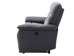 BLAKE Canape 3 Places Dont 2 Relax Electrique - Tissu Gris - L 206 X P 96 X H 100 Cm 9 BLAKE Canape 3 Places Dont 2 Relax Electrique - Tissu Gris - L 206 X P 96 X H 100 Cm -Canapé Soldes Boutique canape 12580049
