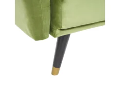 Canapé Convertible 3 Places En Velours Vert Olive VIMMERBY 14 Canapé Convertible 3 Places En Velours Vert Olive VIMMERBY -Canapé Soldes Boutique canape 12594539