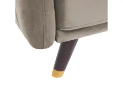 Canapé Convertible 3 Places En Velours Taupe SENJA 12 Canapé Convertible 3 Places En Velours Taupe SENJA -Canapé Soldes Boutique canape 12594569