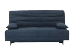 Banquette Clic Clac 3 Places - Tissu Bleu - Style Contemporain - L199 X P96
