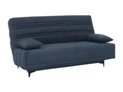 Banquette Clic Clac 3 Places - Tissu Bleu - Style Contemporain - L199 X P96 -Canapé Soldes Boutique canape 12653371