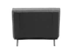 Banquette Convertible 1 Place En Tissu Gris Foncé FARRIS -Canapé Soldes Boutique canape 12662749